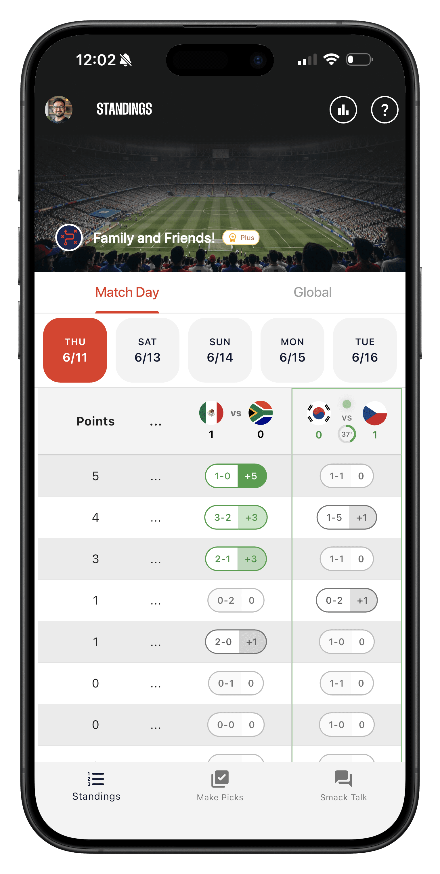 Pickster soccer pools app
